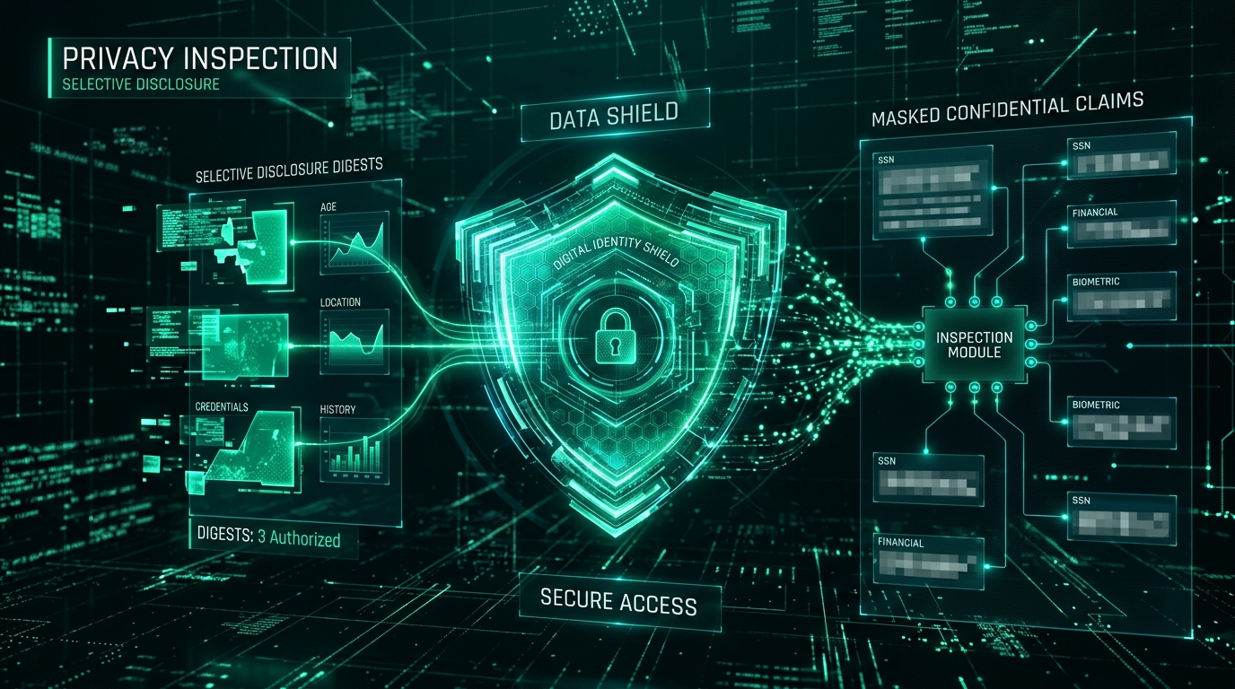 Selective Disclosure Inspection Visualization